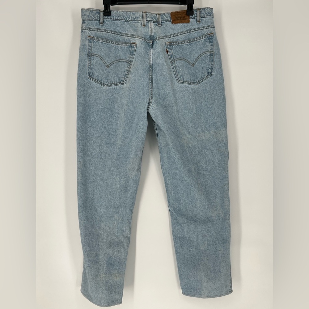 LEVI STRAUSS SIGNATURE LOOSE FIT 545 LIGHT WASH DENIM‎ JEANS